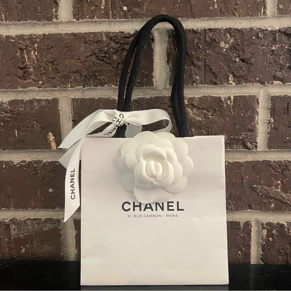 Chanel Shopping Bag Camellia Rue Cambon Paris Boutique